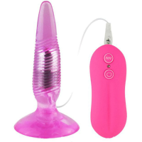 10 Mode Vibrating Twister Soft Silicone Waterproof Anal Butt Plug