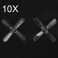10 Pairs Gemfan 2035 2x3.5X4 4 Blade 1.5Mm Mounting Hole Cw Ccw Fpv Racing Propeller Transparent