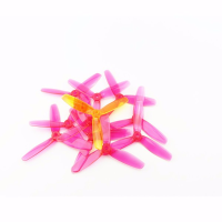 10 Pairs Kingkong 5045 5x4.5X3 3 Blade Cw Ccw Clear Single Color Propellers For Fpv Racer