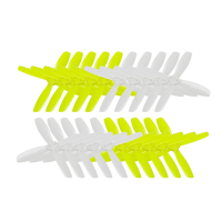 10 Pairs Kingkong/ldarc 2535 63.5Mm Pc 4 Blade Propeller Cw Ccw 1.5Mm Mounting Hole For Rc Drone