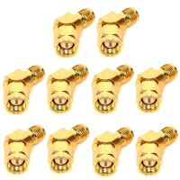 10 Pcs Realacc 45 Degree Antenna Adpater Connector Sma Rp Sma For Rx5808 Fatshark Goggles