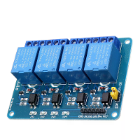 10 Stuks 5V 4 kanaals relaismodule voor PIC ARM DSP AVR MSP430 Blue Geekcreit voor Arduino   producten die werken met of