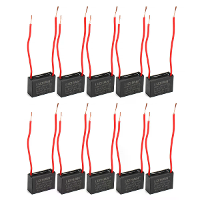 10 Stuks CBB61 450V 1.2Uf Start Condensator AC Ventilator Condensator CBB Motorlooppin Capacitor 450V 1.2ΜF