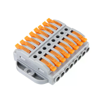 10 Stuks PCT 228A Snelle Aansluitklemmen Draadconnector Universeel Aansluitblok 32A