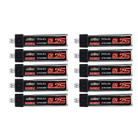 10 Stuks URUAV 3.7V 250mAh 30C/60C 1S Lipo batterij PH2.0 Voor Blade Nano QX CPX Tiny Whoop TINY6 6X