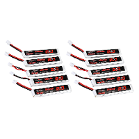 10 Stuks URUAV 3.8V 300mAh 70C/140C 1S Lipo Batterij PH2.0 Plug voor Eachine TRASHCAN Snapper6 7 Mobula7