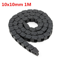 10 X 10mm Plastic Cable Drag Chain Wire Carrier Length 1000mm For Cnc Router Machine