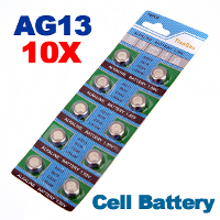 10 X Ag13 Lr44 G13 A D303 L1154 L1154f Alkaline Button Cell Battery