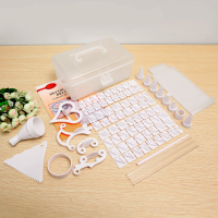 100 Pieces Cake Decorating Kit Cookie Muffin Icing Decoration Mold Set