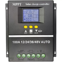 100A MPPT Zonne laadregelaar 12V/24V/36V/48V Auto PV Zonnepaneel Lading
