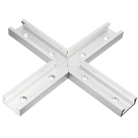 100Mm 200mm T Track kruispuntset met voorgeboorde montagegaten voor universele T Track voor houtbewerkingsmallen en gere