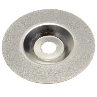 100Mm 4 Inch Diamond Coated Grinding Wheel Grinder Silver Tone