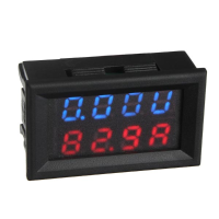 100V Dc 12v Car Digital Voltmeter Ammeter Led Light Amp Volt Meter