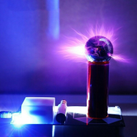 100W DC 12V 8A Mini SGTC Tesla Spoel Kit Solide Magnetische Stormspoel Wetenschappelijk Experimentele Gereedschappen Tes
