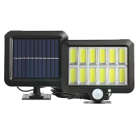 108 COB Zonne licht Buiten LED Zonne aangedreven Waterdichte Straat Beveiligingslamp voor Tuin Garage Licht