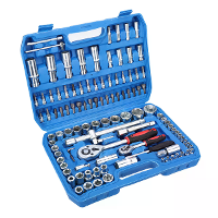 108 Delige ratel sleutel set 1/4in 1/2in CR40 staal socket set gereedschapskoffer hex extensie socket handgereedschap se