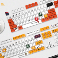 108 Toetsen Super Mario Bros PBT Hot Sublimatie Keycaps OEM Profiel voor 61/68/84/87/89/96/98/100/104/108 Toetsen Mechan