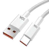 10A 120W USB A naar Type C Kabel Snel Opladen Gegevensoverdracht Vertind Koperen Kernlijn 1M/2M Lang voor iPhone 15 15 P
