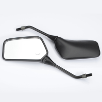 10Mm Black Motorcycle Mirrors For Kawasaki Klr600 Klr250 Honda Suzuki Harley Bmw