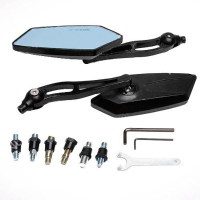 10Mm Chopper Dirt Bike Motorcycle Rear Side Mirror For Koso