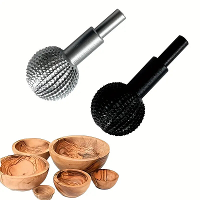 10Mm Sferische roterende braam Sphere Rotary bestand Rotary Grinding Head Ball Gouge Haakse Slijper Bijlagen voor houtsn