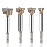 10Mm tot 50mm Professionele zeskantschacht voor houtbewerking Scharnierboorbitje wolfraamcarbide mes Drietandig dubbelbl