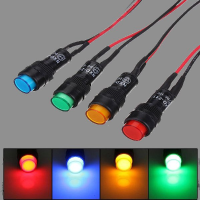 10Mm Universal Indicator Dash Panel Warning Light Lamp