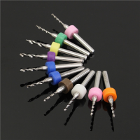 10Pcs 1.1 2.0Mm Tungsten Carbide Pcb Drill Bits Cnc Mini Drill Bits For Circuit Boards