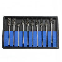10Pcs 1/8inch Tungsten Carbide Cutter Rotary Burr Set Cnc Engraving