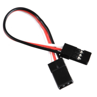 10Pcs 10cm 26awg Male To Male Jr Plug Servo Extension Lead Wire Cable