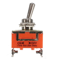 10Pcs 15A 250V 2 Pin Toggle ON OFF Switch EP98 1021 Latching Terminal