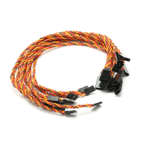 10Pcs 22awg 60core Futaba Jr Anti Interference Servo Extension Cable