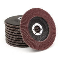 10Pcs 5 Inch 125mm 40/60/80/120 Grit Aluminum Oxide Flap Disc Sanding Grinding Wheels