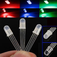 10Pcs 5mm Rgb Led Common Anode 4 Pin Tri Color Emitting Diodes F5