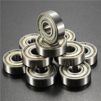 10Pcs 608zz 22x8x7mm Miniature Deep Groove Ball Bearings Carbon Steel Bearings