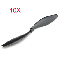10Pcs 8060 8x6 Inch Propeller Blade Black Ccw For Rc Airplane