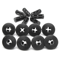 10Pcs 8mm Rivets Trim Panel Clips For Suzuki Bumpers Sills 09409073085pk