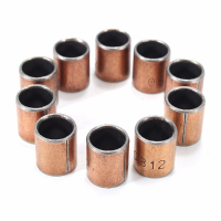 10Pcs 8x10x12mm Copper Alloy Bearing Bushing