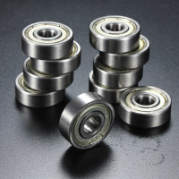 10Pcs 8x24x8mm Metal Sealed Shielded Deep Groove Ball Bearing 628zz