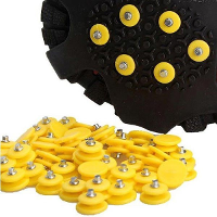 10Pcs Anti Slip Shoes Spikes Crampon Ice Grips