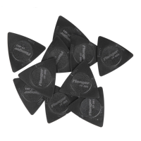 10Pcs Flanger P 003 1.0Mm/0.75Mm/0.5Mm Black Guitar Picks for Acoustic Guitar Bass Ukulele