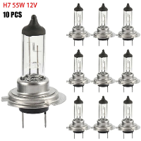 10PCS H7 55W 12V lamp koplamp Halogeenlamp Auto Koplampen Auto Halogeen Koplamp Lamp Super Warm Wit Licht Vervangingslam