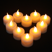 10Pcs Led Yellow Lights Candles Candle Lamp Light Electronic Candle Party Home Wedding Decor