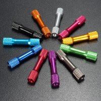 10Pcs M3 35mm Knurled Standoff Aluminum Alloy Multi Color