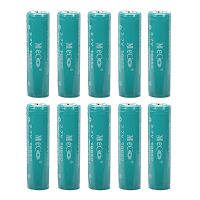10Pcs Meco 3.7V 4000mah Protected Rechargeable 18650 Li Ion Battery
