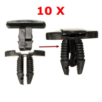 10Pcs Splash Guard Trim Clips Fastener Inner Liner For Peugeot 207 307 206 Sw