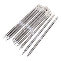 10Pcs T12 Series Solder Iron Tips For Hakko Soldering Station Fx 951 Fx 952