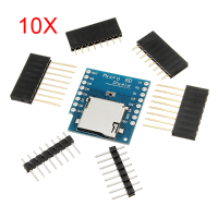 10Pcs Wemos® Micro Sd Card Shield For Wemos D1 Mini Tf Wifi Esp8266 Compatible Sd Wireless Module For Arduino