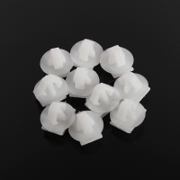10Pcs White Exterior Door Moulding Fastener Clips For Peugeot