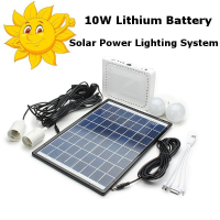 10W Lithium Battery Solar Power Lighting System